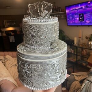 Betsey Johnson Bridal Cake Crossbody Purse